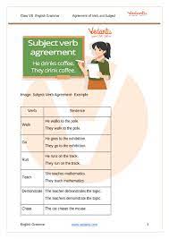 english grammar for cl 7 agreement