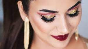 years eve 2018 glam makeup tutorial