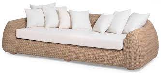 Casa Padrino Luxury Garden Sofa Natural