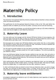 30 sle maternity leaves in pdf ms