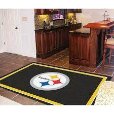 fanmats pittsburgh steelers 5 ft x 8
