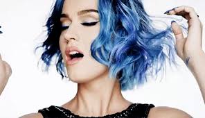 Katy perry poses with her iconic blue wig in 2010. Katy Perry Blue Hair Video Gifs Tenor