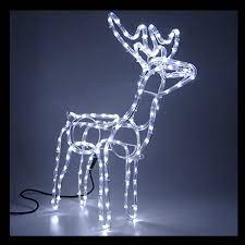small led reindeer cool white
