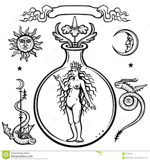 Image result for homunculus ancient drawing