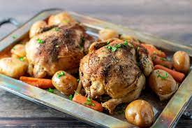 slow cooker cornish game hens and
