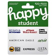 Or canadian dollars at any american eagle outfitters®, aerie®, tailgate®, and don't ask why® store in the u.s. Happy Student Happy Student Gift Card 20 500 Shop Super 1 Foods