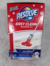 easy clean carpet cleaner brushing kit