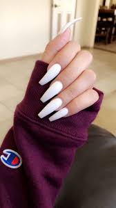 24 pcs matte acrylic fake nails popular nail patch solid color false nails gifts | ebay electric the most common nails acrylic material is plastic. Matte Nails Designs White Acrylic Nails Polyvore Discover And Shop Trends In Fashion Outfits Beauty And Home