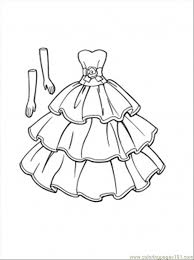 Color in this picture of a wedding dress and share it with others today! Http Coloringpages101 Com Coloring Pages Clothing Thisdressgoeswithgloves Aoout Jpg Wedding Coloring Pages Barbie Coloring Pages Coloring Pages For Girls
