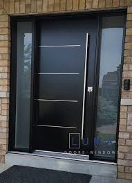 Glass Sidelites Steel Entry Door