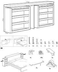 Ikea Malm Headboard Storage Details