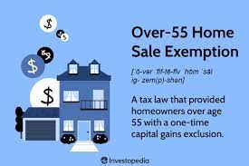 over 55 home exemption capital