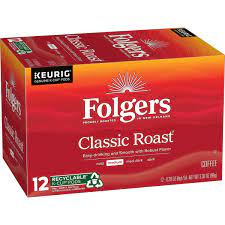 clic roast k cup pods folgers