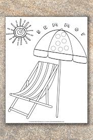 Beach coloring pages illustrations & vectors. Beach Color Pages Life Is Sweeter By Design