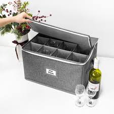 wine gl storage organizer
