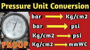 pressure unit conversion how can