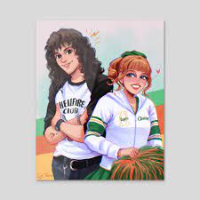 Chrissy and Eddie - Stranger Things, an art print by Luz Tapia - INPRNT