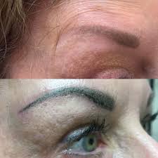 permanent makeup before afters