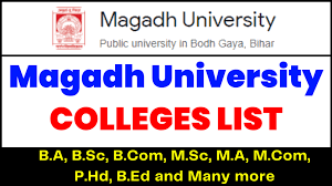 magadh university colleges list 2023