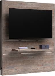 Entertainment Wall In Weathered Wood