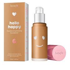 Benefit Cosmetics Shade 6 Hello Happy Flawless Brightening Foundation