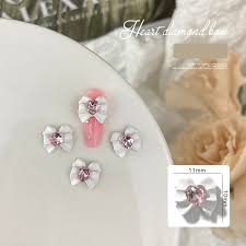 3d colorful erfly nail charms bow