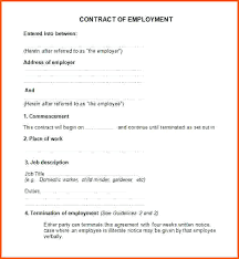 Job Contract Templates Free Word Documents Download Sample Work