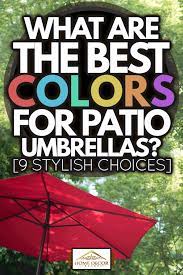 Best Colors For Patio Umbrellas