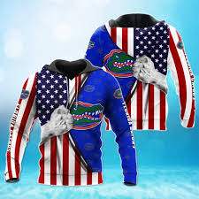 Florida Gators Football American Flag