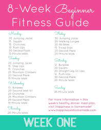 beginner fitness jumpstart week 1