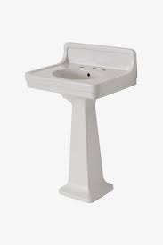 Pedestal sink with backsplash at wayfair, we want to make sure you find the best home goods when you shop online. Discover Alden Fine Fire Clay Vitreous China Single Pedestal Lavatory Sink 28 X 22 X 34 Online Waterworks