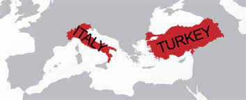 Another point, although these countries looks like small on map, they are not. Tutku Tours Turkey Art Tour In Turkey Italy