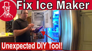 How to fix an ice maker. How To Fix An Ice Maker Lg Refrigerator Youtube