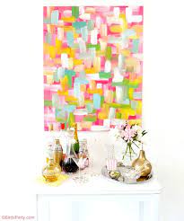 Easy Diy Wall Art Painted Canvas