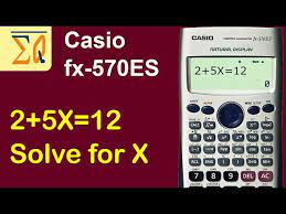 Casio Fx570es Fx 991es Fx 115es Solving