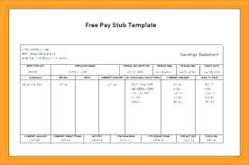 Pay Stub Templates Free Check Generator No Watermark Online