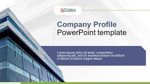 best company profile presentation template