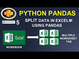 python pandas tutorial split excel
