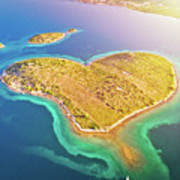 These water taxis can be found in any of the marinas closest to the island. Heart Shaped Island Of Galesnjak In Zadar Archipelago Aerial Vie Photograph By Brch Photography
