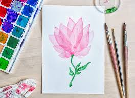 guide how to paint watercolor flowers