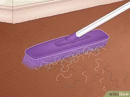 easy ways to remove hair from a carpet