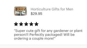 Horticulture Gardening Gifts For Men
