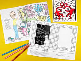 Cahier d'activités imprimable de Keith Haring biographie - Etsy France