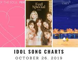 Music Chart Idol Songs On Korean Digital Charts October