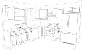 what is a basic 10x10 kitchen layout