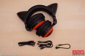axent wear cat ear headphones with