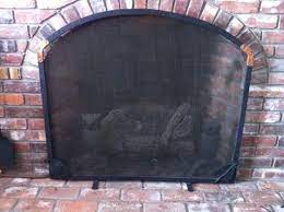 Fireplace Screen Arched Simple