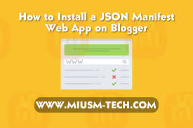 json manifest web app on ger