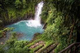 rio celeste waterfall hike the bright