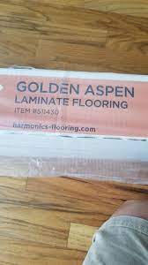 harmonic golden aspen laminate floor